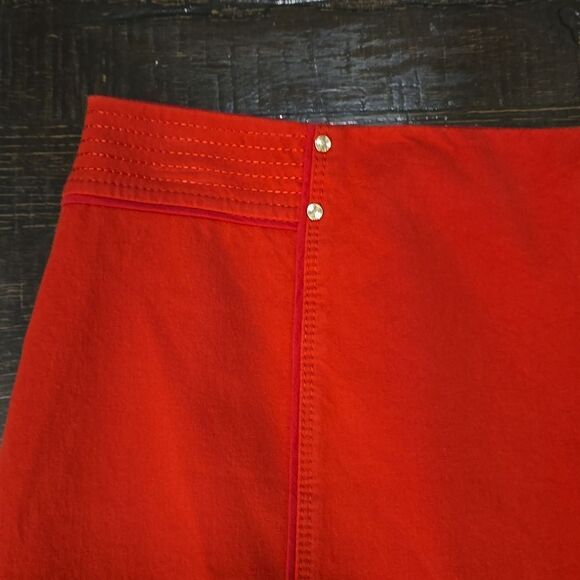 White House Black Market Red Pencil Skirt - Picture 3 of 15